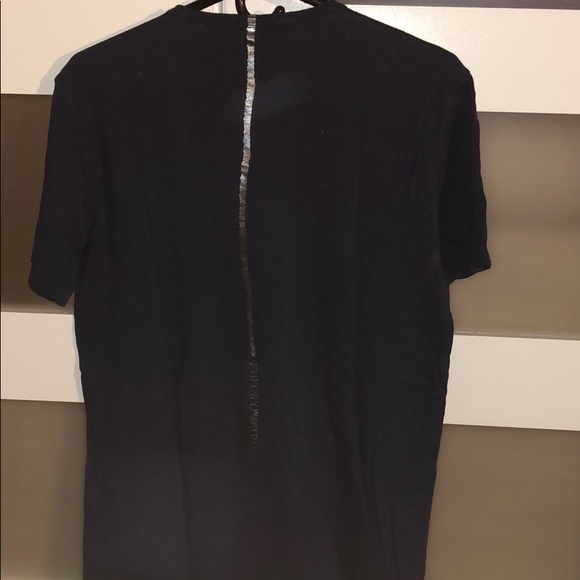 ⚜️Flash Sale⚜️Blue and Silver Emporio Armani Shirt - Picture 3 of 3